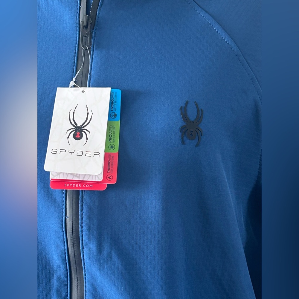 Spyder Blue Performance Jacket NWT - image 2